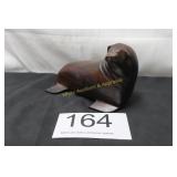 Hand Carved Ironwood Seal