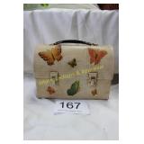 Vintage Dome-top Metal Lunchbox - Repurposed