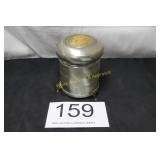 Spun Aluminum Musical Powder Box