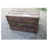 Classic Primitive Steamer Trunk