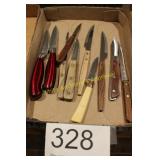 Asst'd Vintage Paring & Utility Knives - 10 Pc.