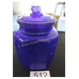 Cobalt Blue Planters - 'Pennant' Peanuts Jar