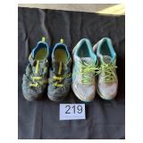 (2) Pair of Women's Shoes - Asics & Unknown