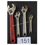 Crescent Brand Wrench's - (4)
