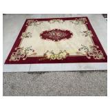Large 8' x 10' Floral Area Rug