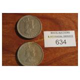 (2) Hong Kong 1 Dollar