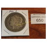 Morgan Dollar - 1921-S