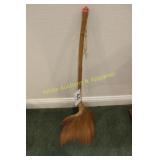 Handmade Hearth Broom w/Curved Handle