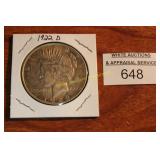 Peace Dollar - 1922-D