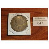 Peace Dollar - 1922-S