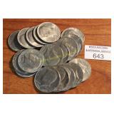 (18) 1876 - 1976 BiCentennial Kennedy Half's