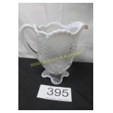 Vintage Jefferson Iris Opalescent Glass Pitcher
