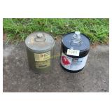 Pr. of Metal Industrial Style Containers