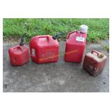 (4) Gasoline Cans