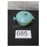 Plastic MCM Decorative Keepsake Jar w/Handles