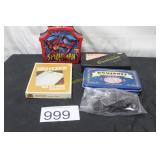 (5) Pc. Toys, Dominoes, Yahtzee & Spiderman