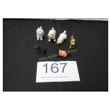 6 Pc. Asst. Scottie & Westie Dog Figurine Collecti