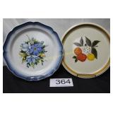 Pair of Mikasa Stoneware Plates
