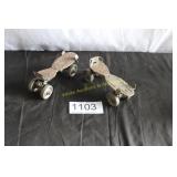 Vintage Adjustable Metal Roller Skates