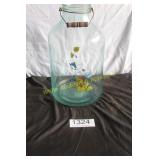 Large Vintage Glass Decorative Jug