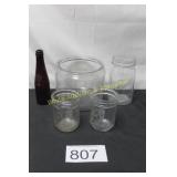 5 Pc. Glassware Lot