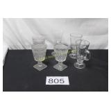 5 Pc. Vintage Glassware Lot