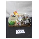 Box of Assorted Kitchen Gadgets