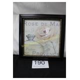 'Ros de Mai' Framed Decorative Print