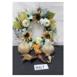 Fall Wreath & Dï¿½cor