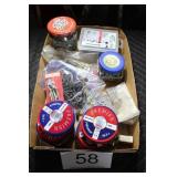 Bulk Fasteners & Empty Collectible Pellet Tins