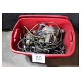 Tote Full of Vtg. Corded Power Tools