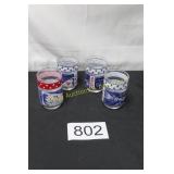 4 Pc. Vintage Apollo 13 Glass Set