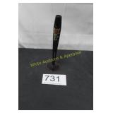 Hand-Painted Black Bud Vase