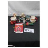 Vintage Christmas Decor Mixed Lot