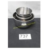 (4) Piece Stainless Steel Mixing Bowls