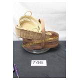 (3) Baskets - (2) Plant Liners/Misc. Lot