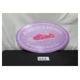 Oval Bonneville National Metal Sign