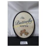 Butterfly Gifts Wood Sign