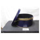 Blue & Gold Dï¿½cor Storage Box