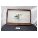 Vintage Painted Wood Window