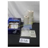 Calculator & Register Paper Lot