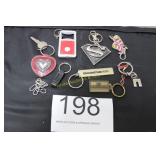Collection of Asst'd  Decor Key Chains