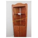 Early American Corner Cabinet