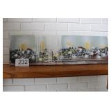 Panoramic Candle Garland Canvas Print