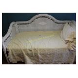 Wicker Single Rollout Trundle Bed