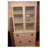 Costal Cottage Two Piece China Cabinet