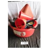 Assorted Plastic Funnels Lot