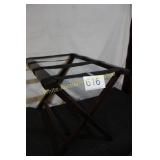 Wooden Folding Luggage Suitcase Stand