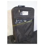 Concourse Black Rolling Luggage Suitcase