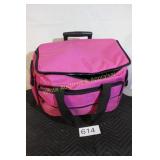 Pink Rolling Craft Tote Bag